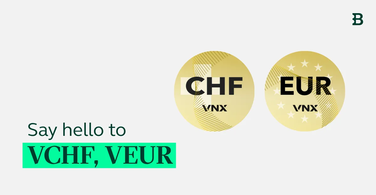 New stablecoins VCHF and VEUR now on Bitstamp
