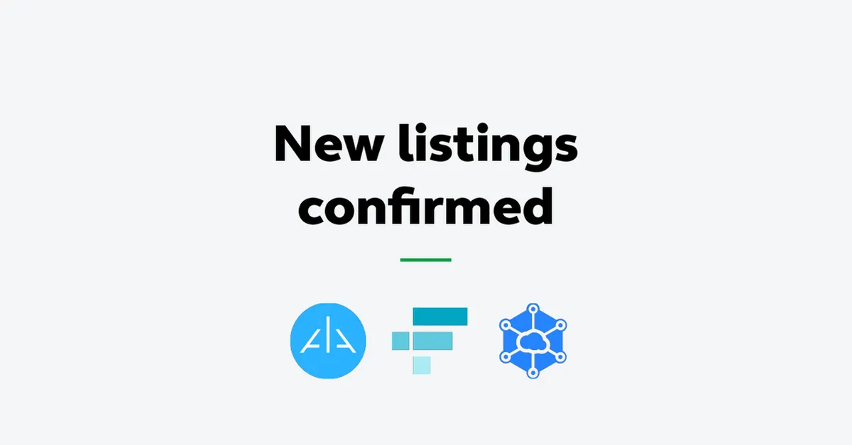 We’re listing ALPHA, FTT, and STORJ!