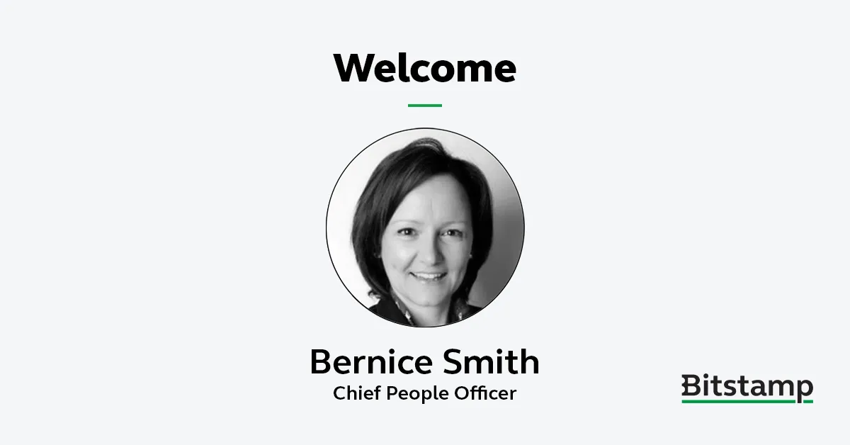 Bitstamp welcomes Bernice Smith as Chief People Officer to drive team growth aspirations