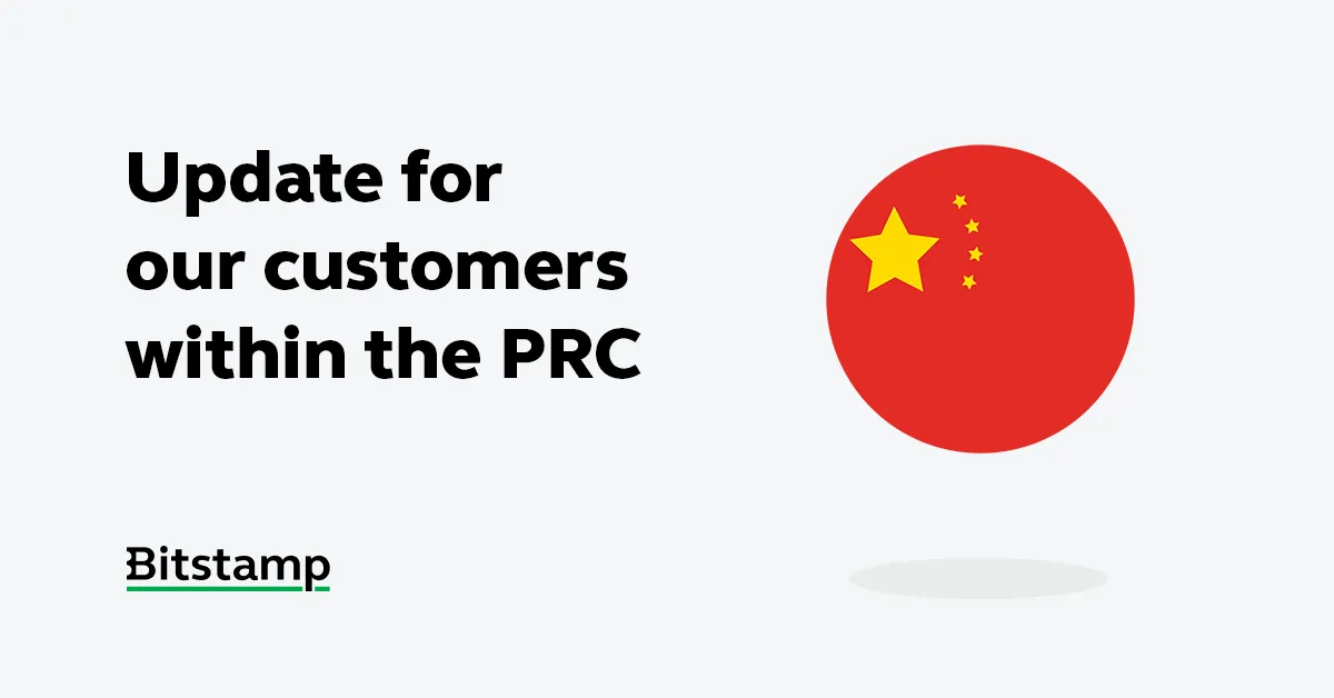An update for our customers within the People’s Republic of China (PRC)