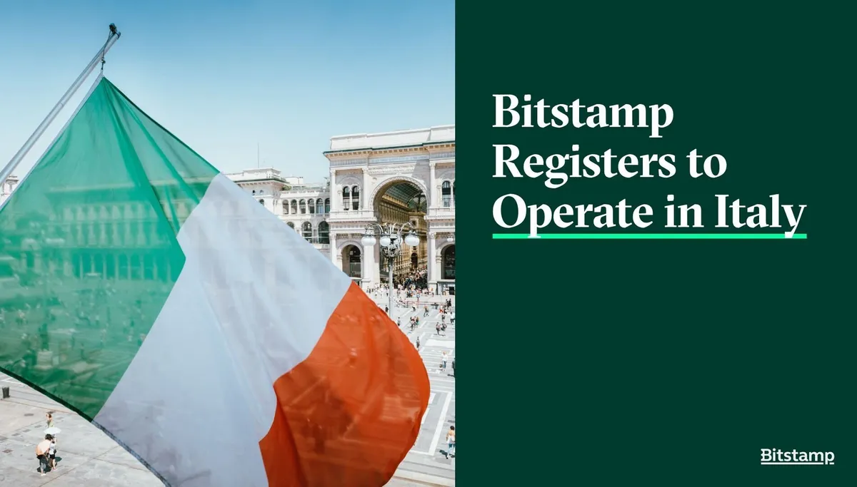 Bitstamp Registered as Virtual Asset Service Provider in Italy