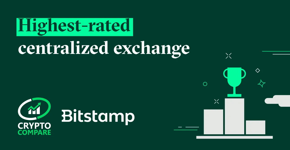 Bitstamp has been named CryptoCompare’s top-rated centralized exchange