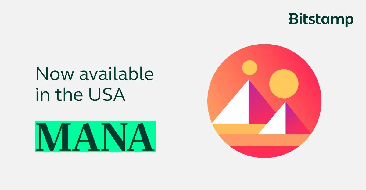 We’re listing MANA (Decentraland) in the USA