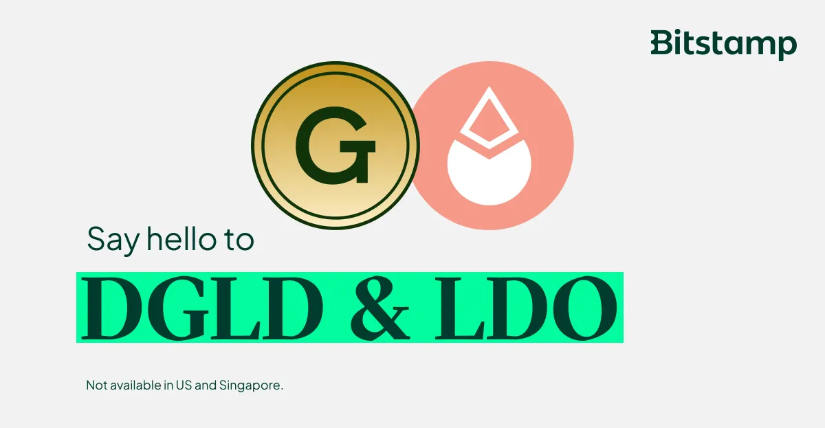Bitstamp lists two new tokens – DGLD & LDO