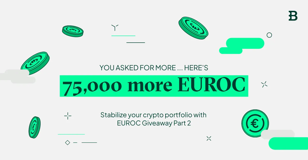 Stabilize your crypto portfolio - Win Your Share of 75,000 EURC!