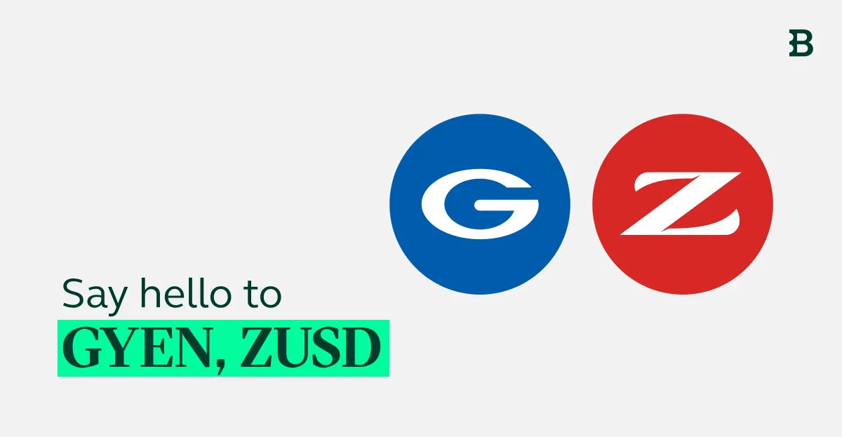 New stablecoins GYEN and ZUSD now on Bitstamp