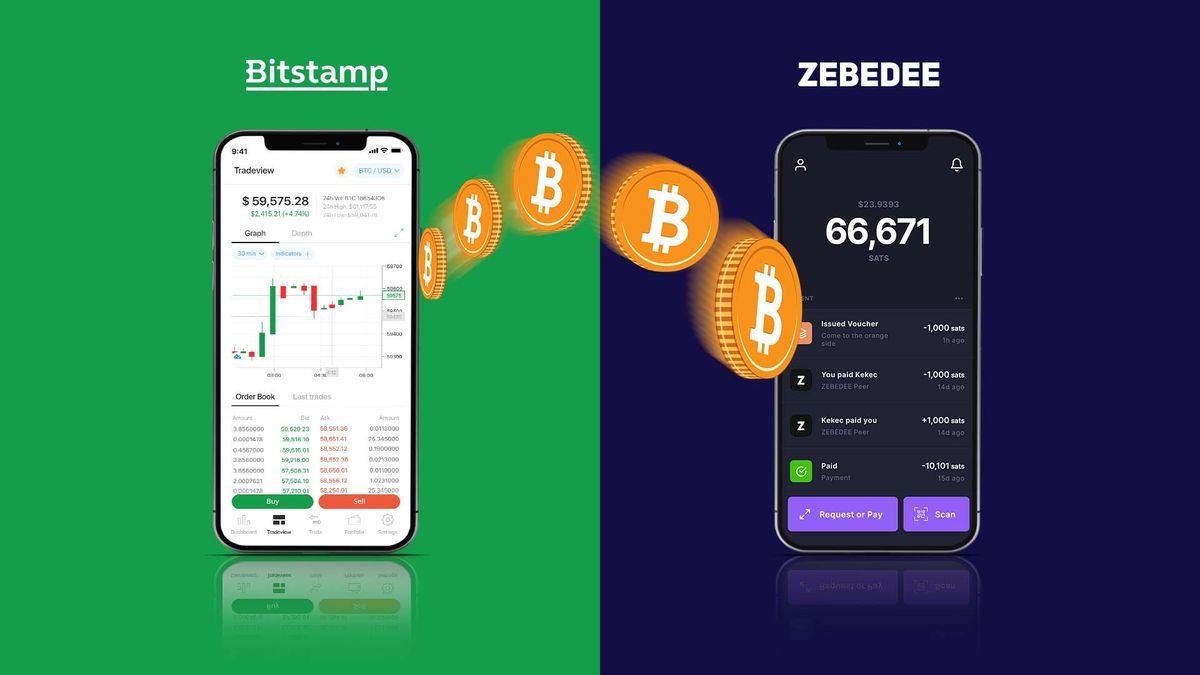 Bitstamp and ZEBEDEE connect crypto users and Bitcoin gamers