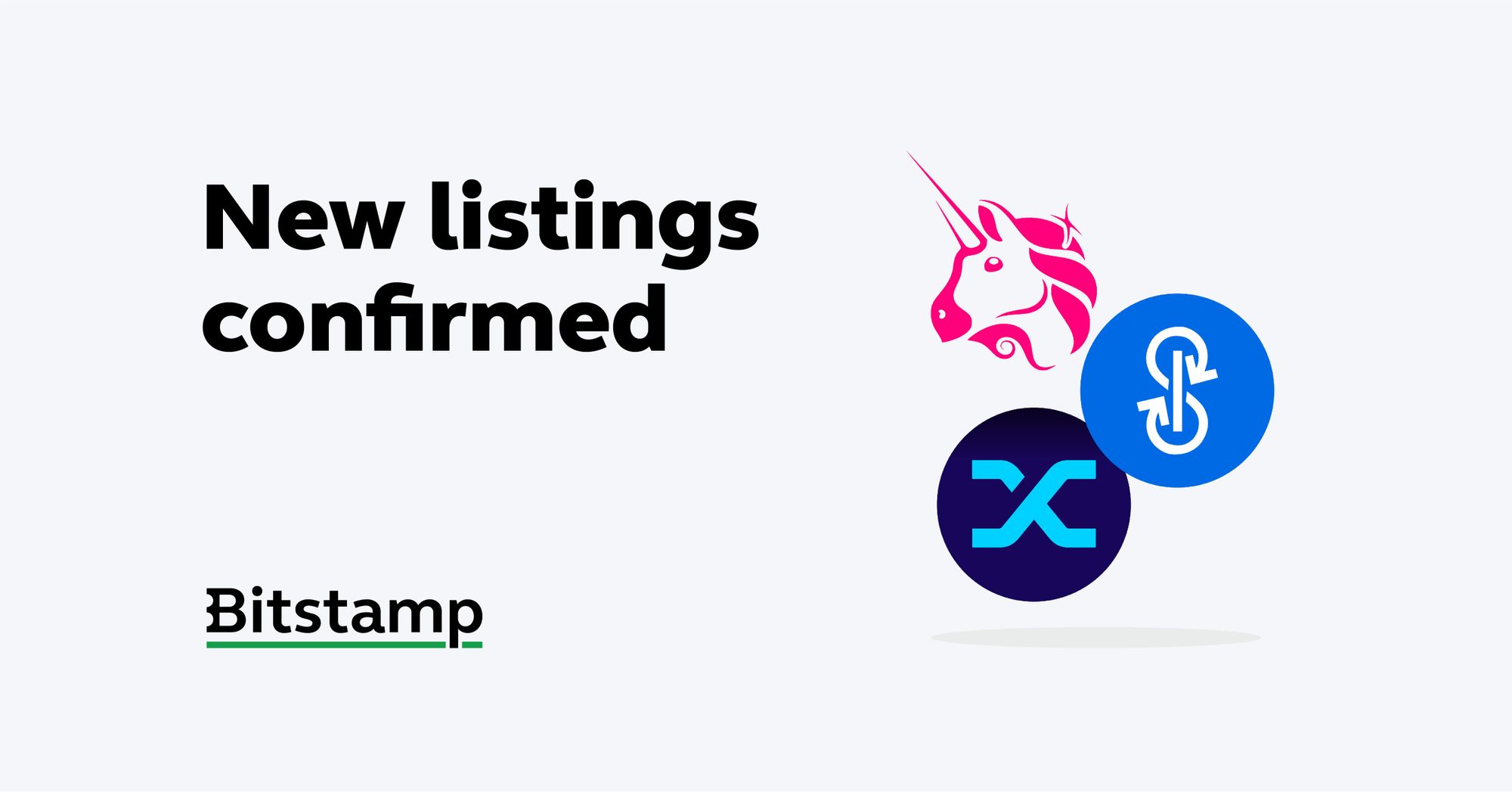 Introducing UNI, YFI and SNX at Bitstamp with zero fees until the end of July!