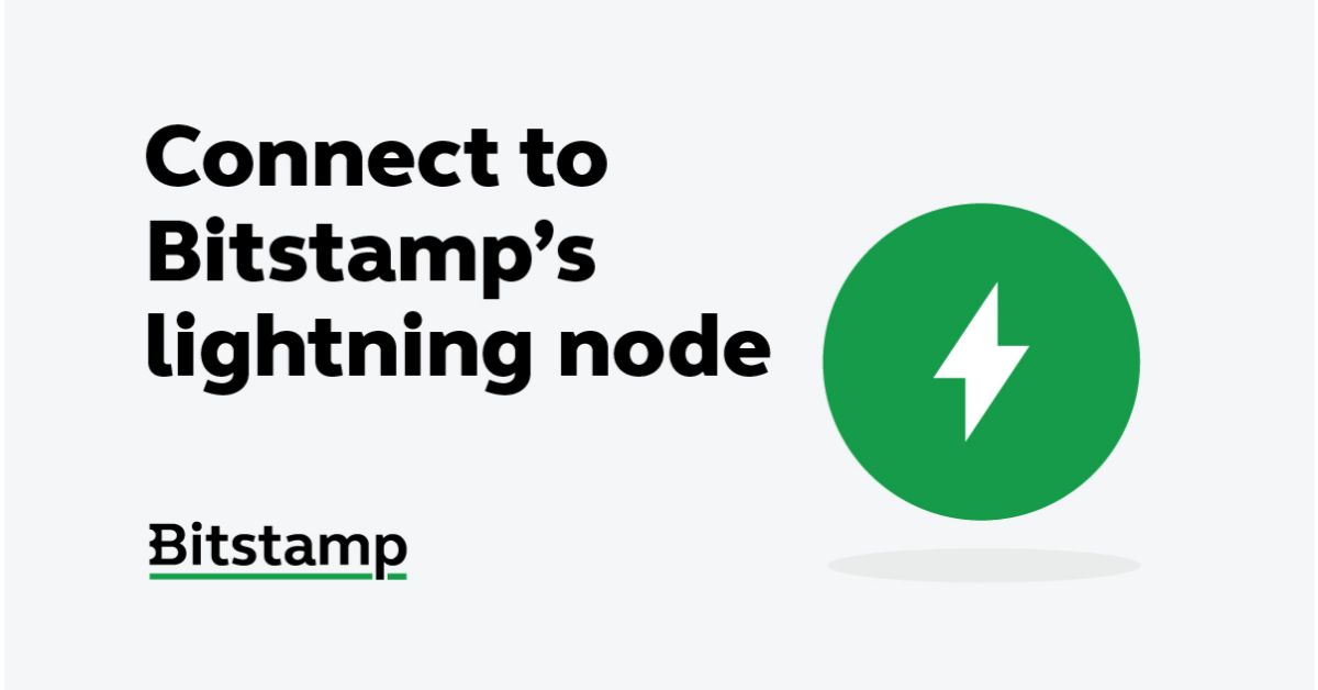 Connect to Bitstamp's Lightning Node