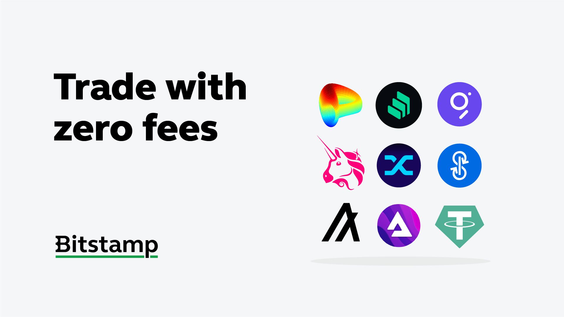 Trade these cryptocurrencies with zero fees at Bitstamp