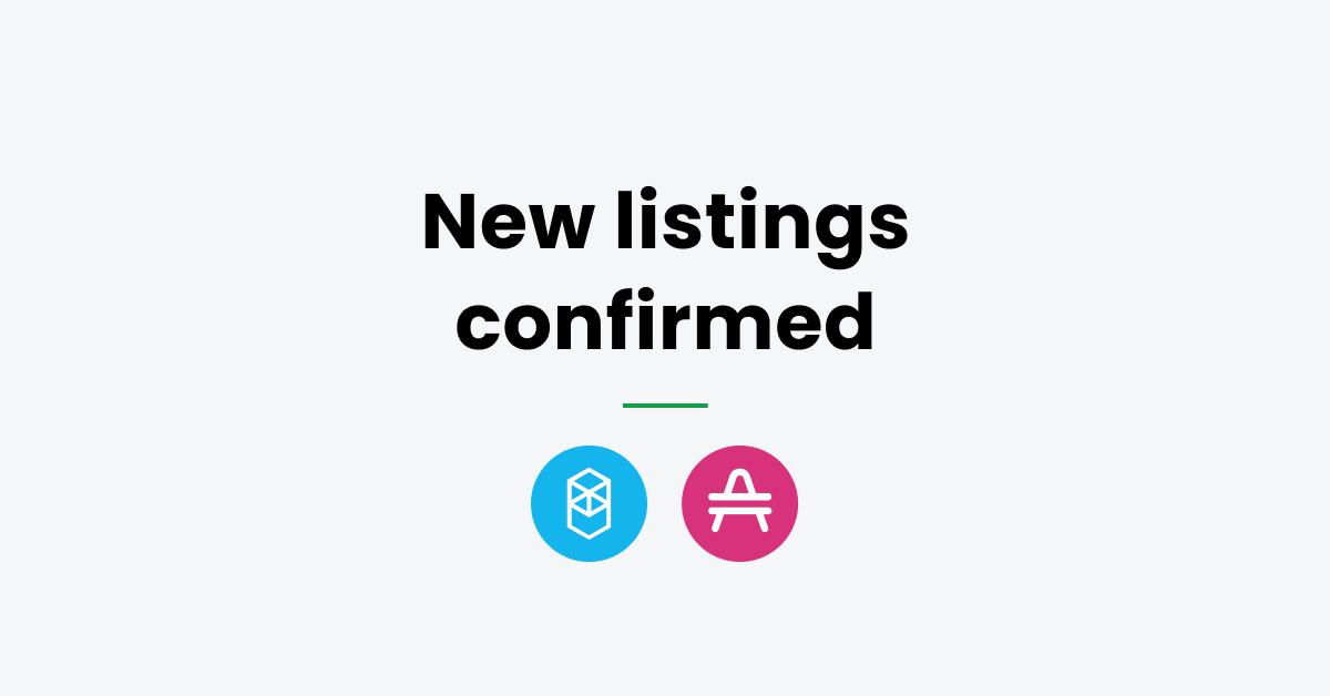 We’re listing FTM and AMP!