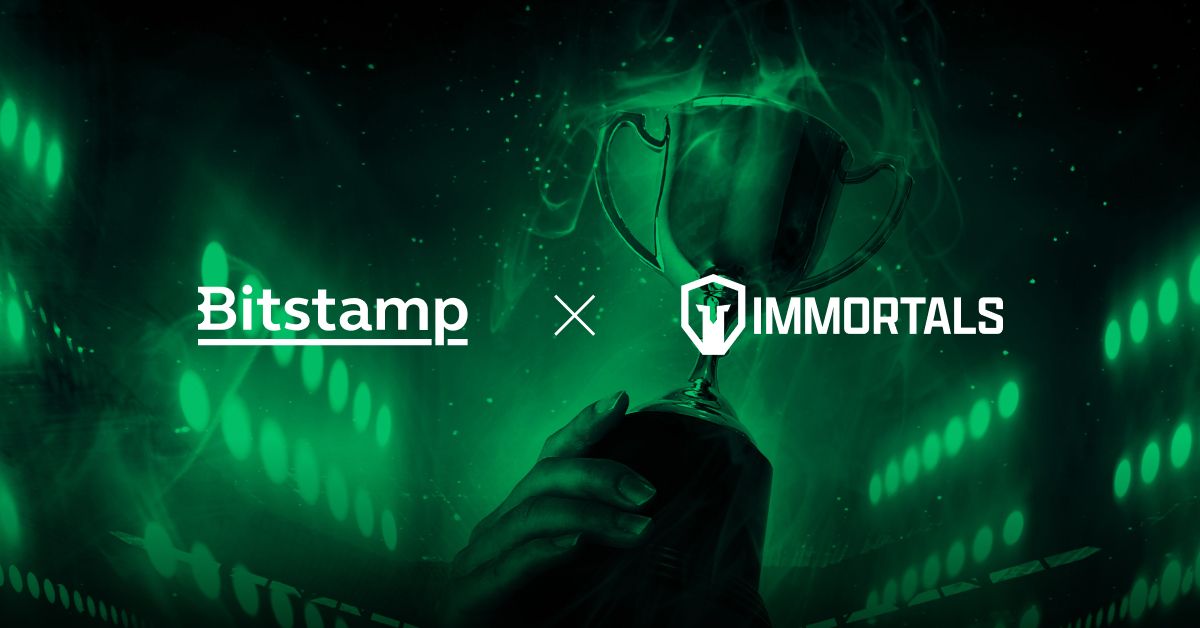 Bitstamp and Immortals announce a multi-year sponsorship!