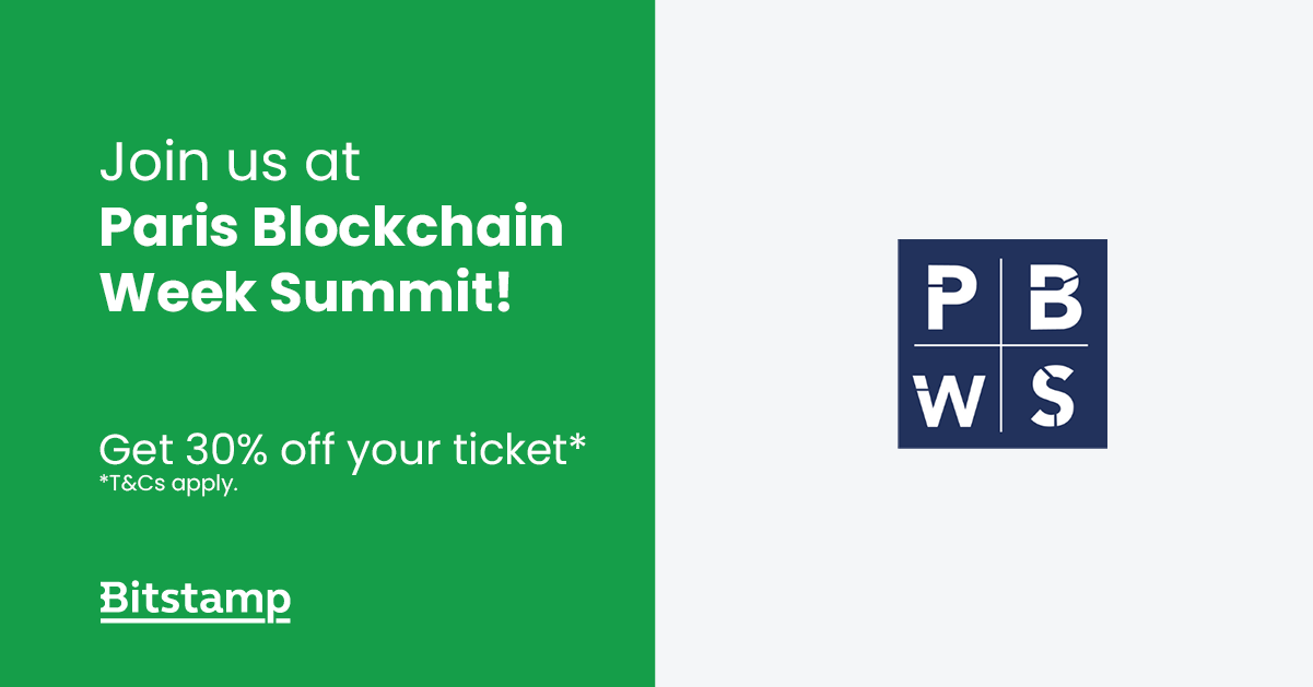 We’re giving away five discount coupons for the upcoming Paris Blockchain Week Summit!