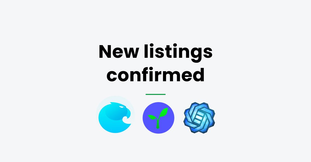 We’re listing three new ERC-20 tokens: ANT, GODS and RAD