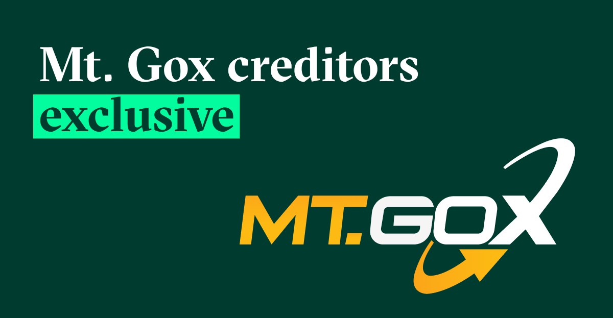 The registration process for Mt. Gox creditors extended